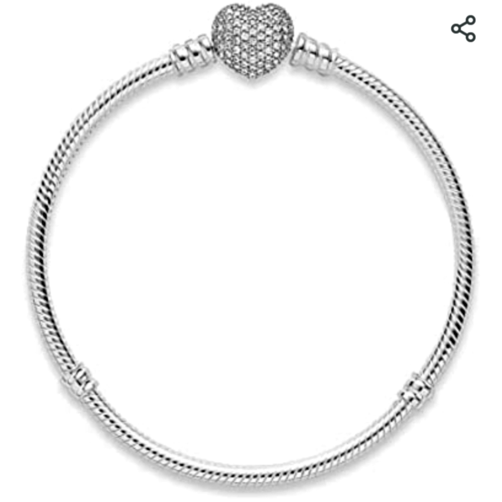 Pandora heart charm bracelet